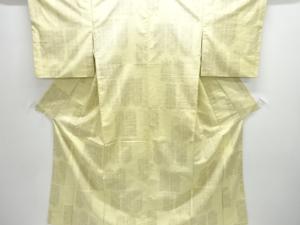 花更紗模様織り出し十日町紬着物